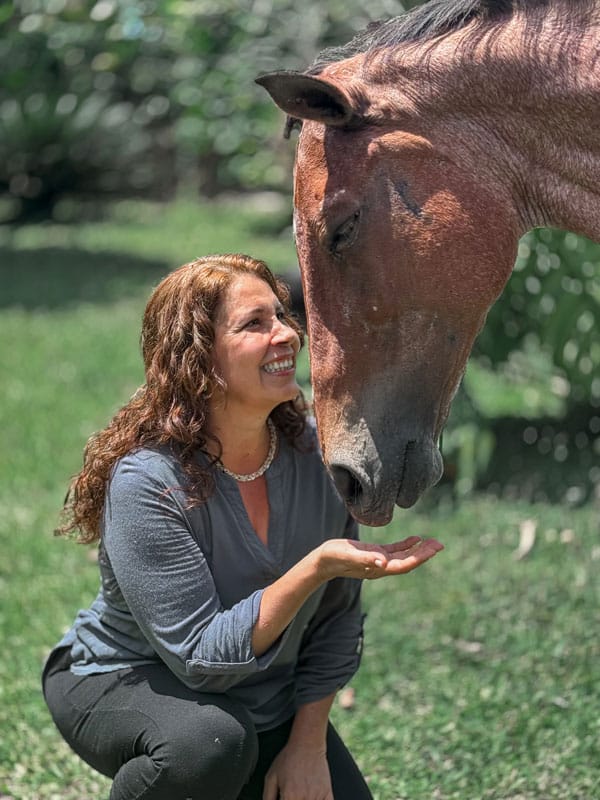 Sesión de coaching con caballos con Malena Cardenas